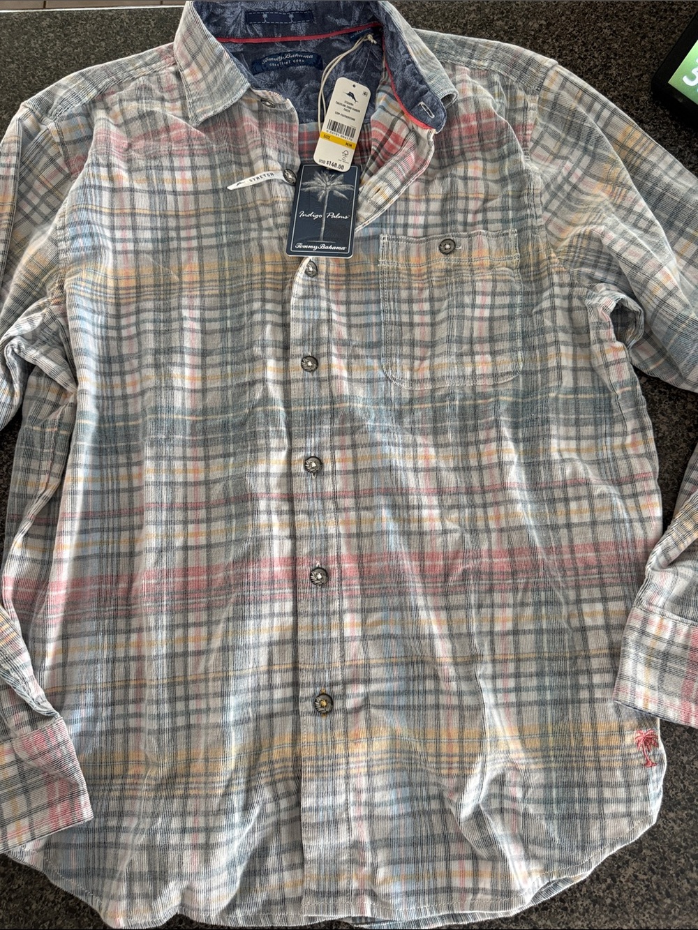 Tommy Bahama Pastel Plaid Button-Down Shirt